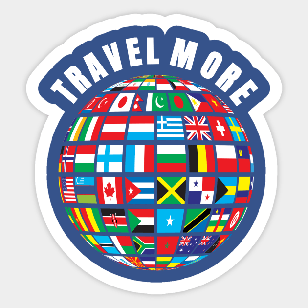 Travel More Sticker by victoriashel